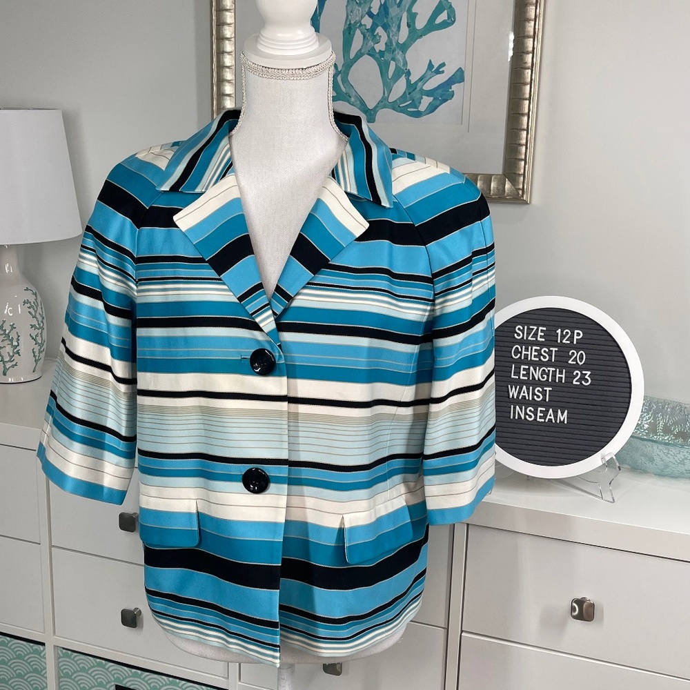 Talbots 3/4 Sleeve Jacket Size 12P